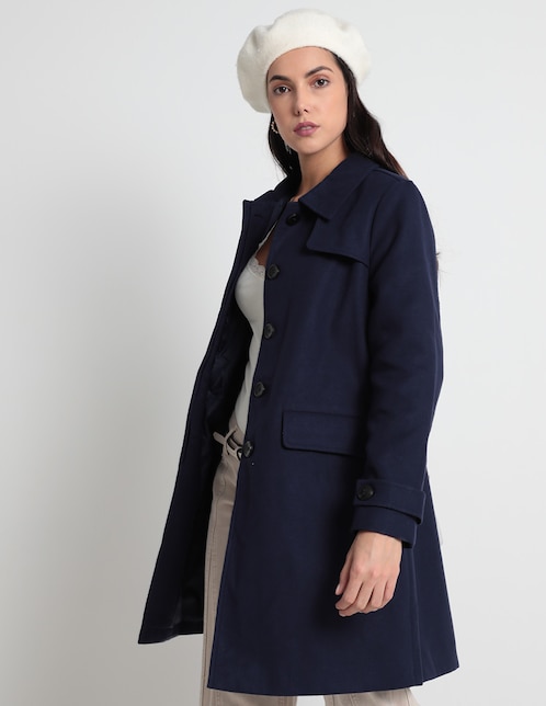 Abrigo Petite Studio abierto para mujer