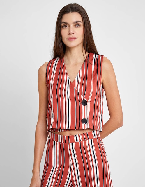 Blusa sin manga para mujer 1
