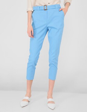 Pantalon Femme Max Studio Junior - Olive, Taille 6, Coupe Flare Et Cropped - Neuf Avec étiquettes