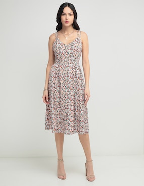 Vestido Midi Casual Petite Studio Para Mujer