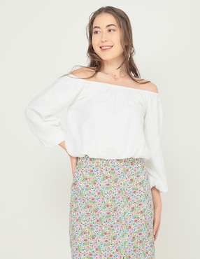 Blusa Petite Studio Manga 3/4 Para Mujer