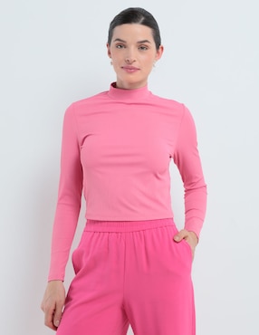 Blusa Petite Studio Manga Larga Para Mujer