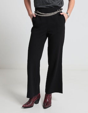 Pantalón Petite Studio Amplio Para Mujer