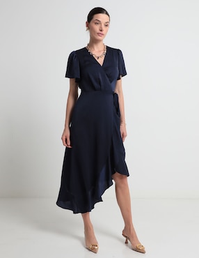 Vestido Midi Casual Petite Studio Para Mujer