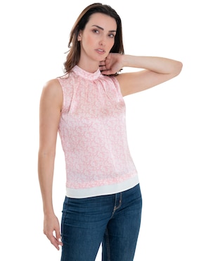 Blusa Atelier Petite Sin Manga Para Mujer