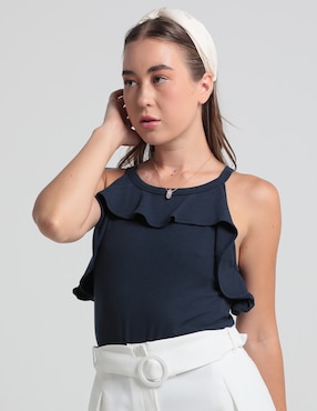 Blusa De Tirantes BGL Petite Para Mujer