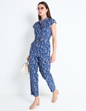 Jumpsuit Petite Studio Casual Estampado Floral Para Mujer