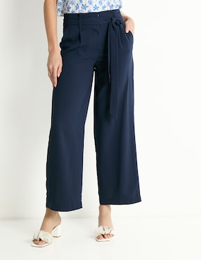 Pantalón Petite Studio Amplio Para Mujer