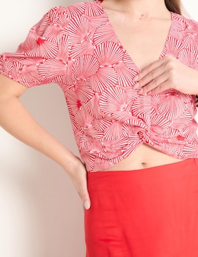 Blusa Petite Studio manga corta para mujer