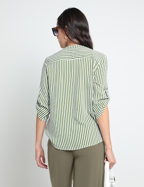 Blusa BGL Petite manga 3/4 para mujer