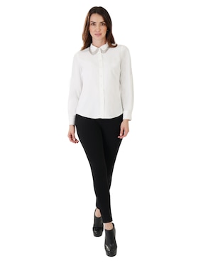 Blusa Atelier Petite Manga Larga Para Mujer