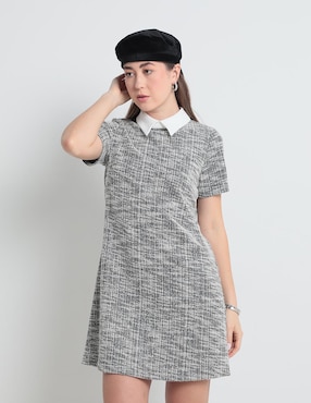 Vestido Corto Casual Too Petite Para Mujer