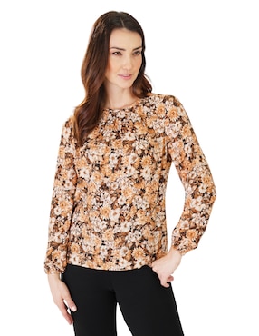 Blusa Atelier Petite Manga Larga Para Mujer