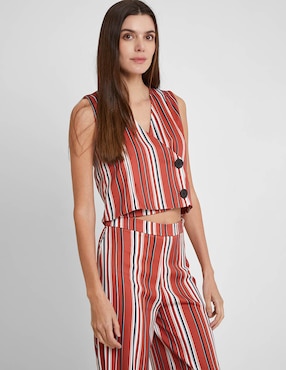 Blusa Amandine sin manga para mujer