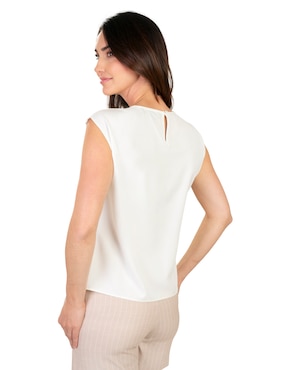 Blusa Atelier Petite manga corta para mujer