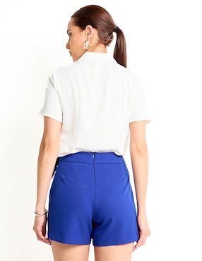 Blusa Atelier Petite manga corta para mujer