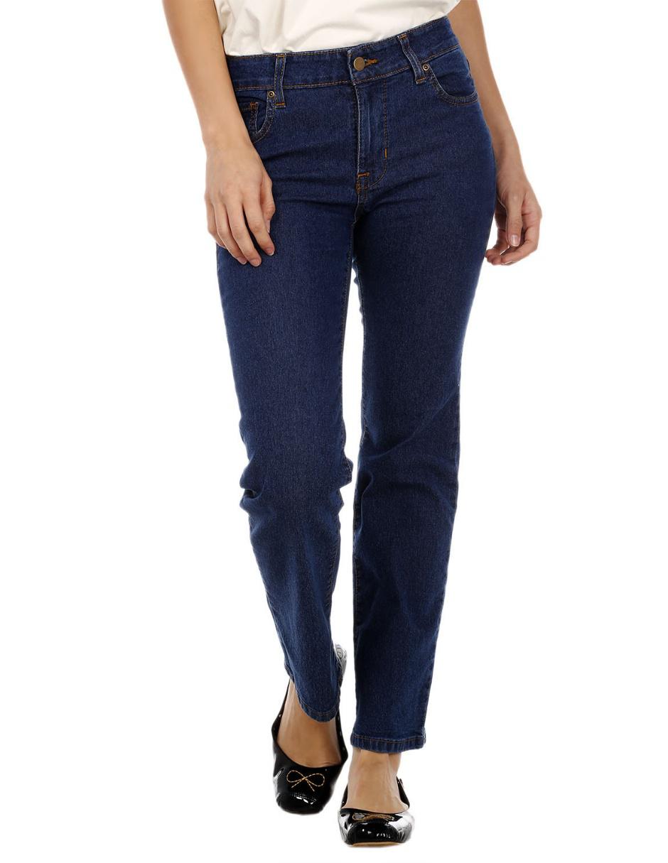 Jeans straight Petite Studio obscuro corte media cintura en Liverpool