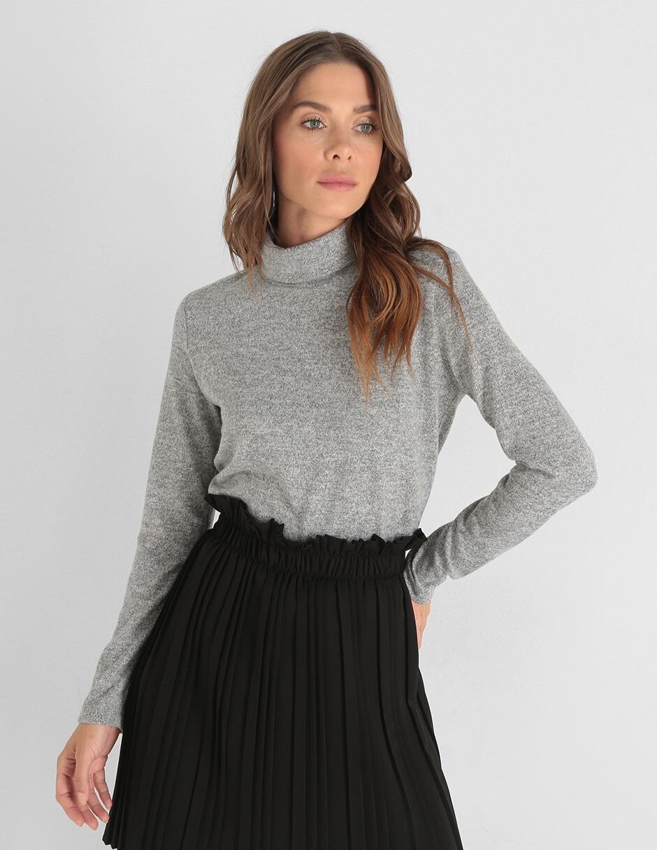 Suéter cuello tortuga para mujer 1