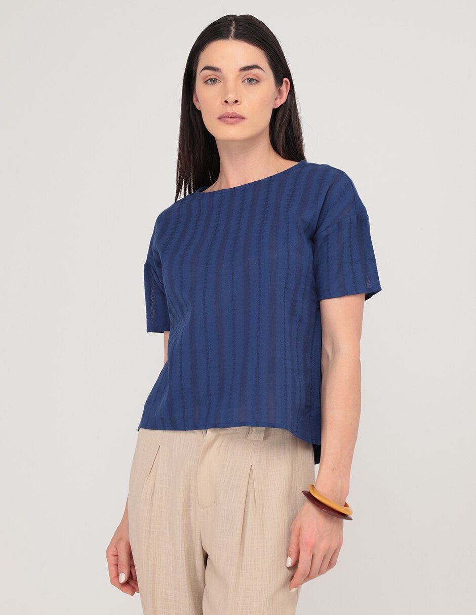 Blusa manga corta para mujer 1