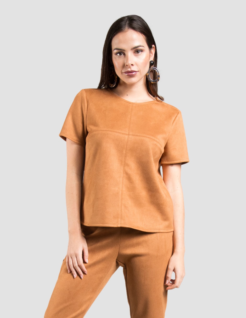 Blusa manga corta para mujer 1