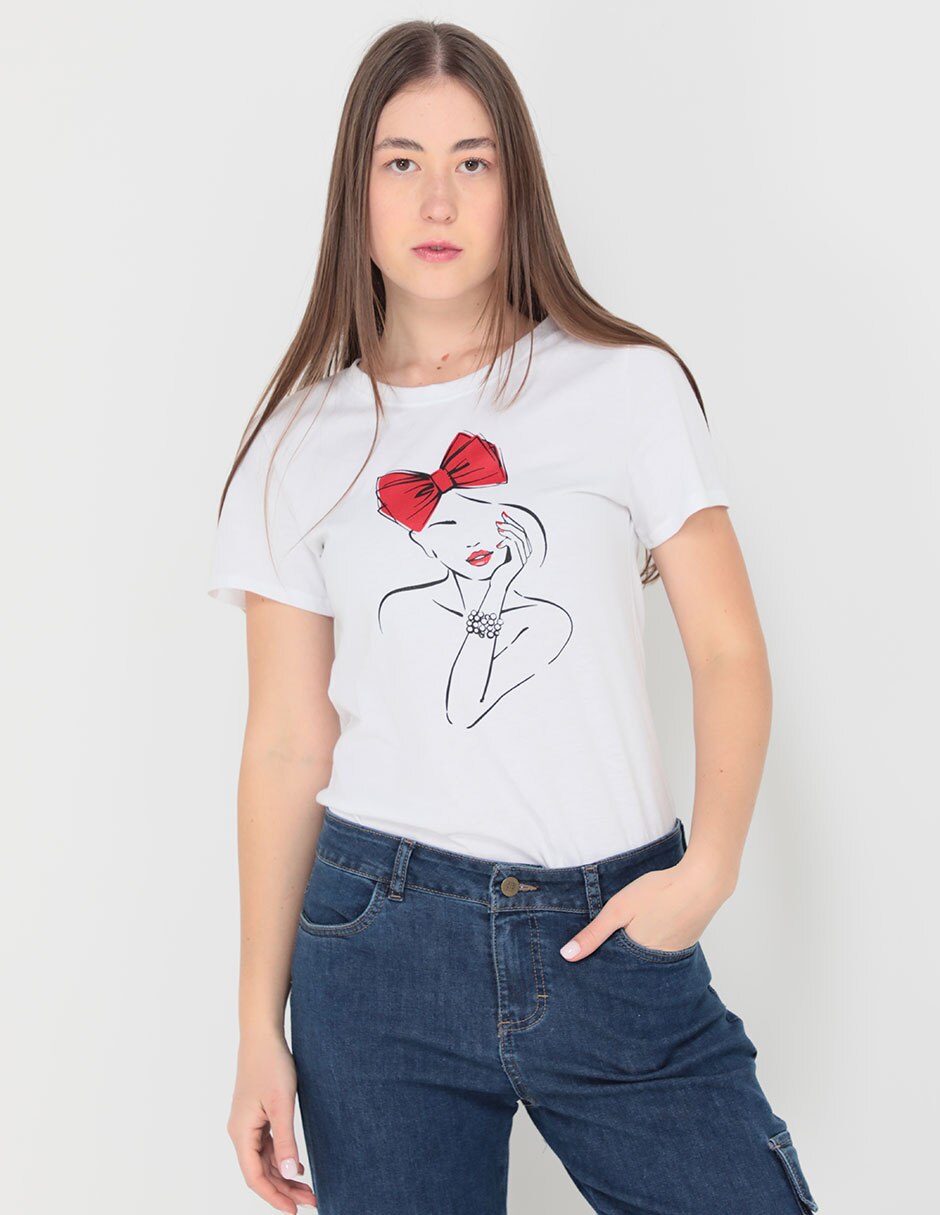 Playera dkny para discount mujer