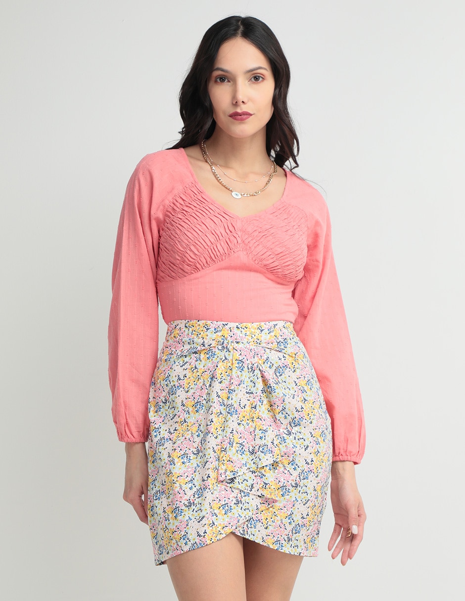 Blusa manga larga para mujer 1