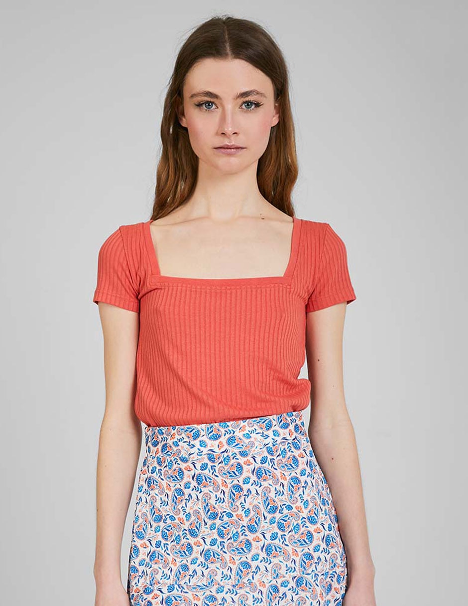 Blusa manga corta para mujer 1