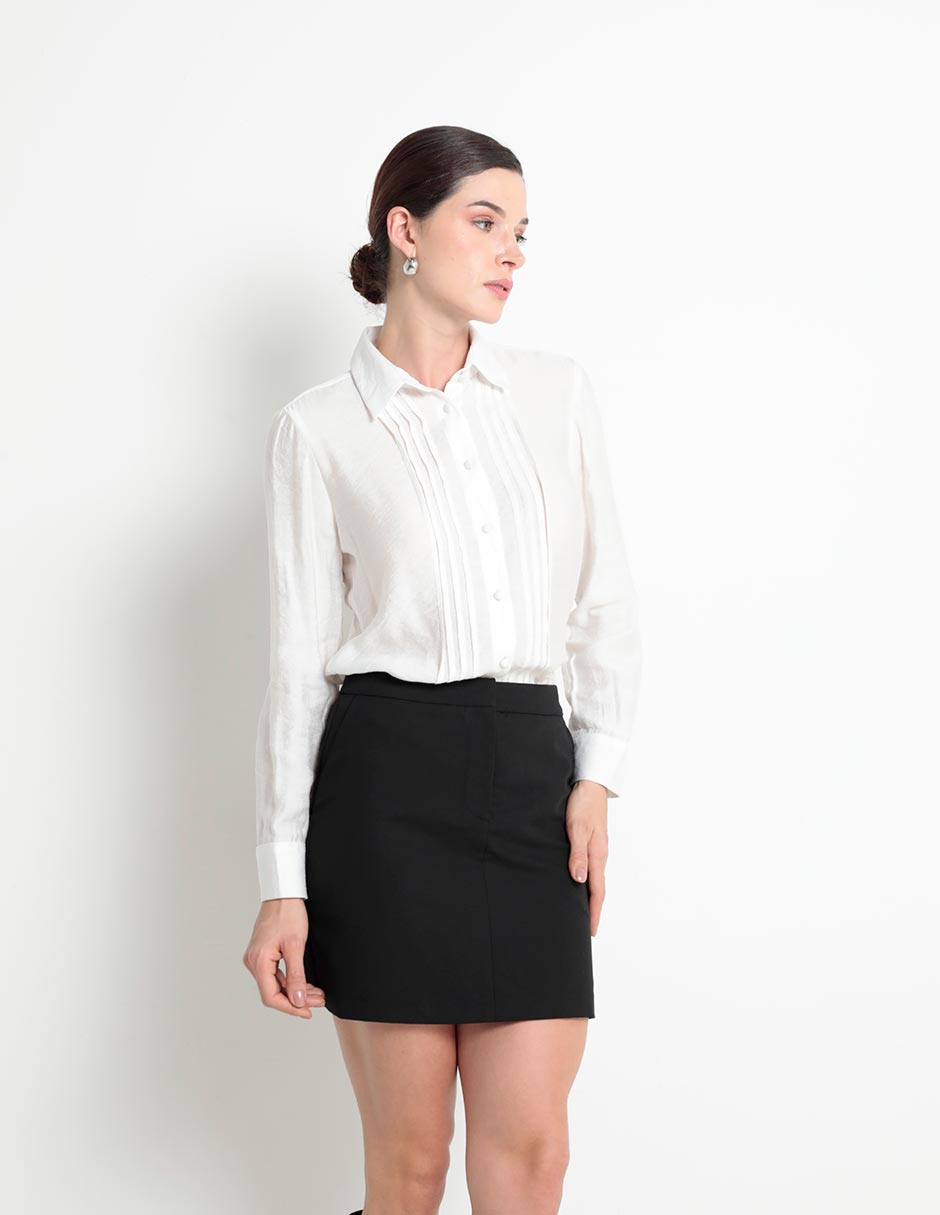 Falda mini a la cintura Falda mini a la cintura