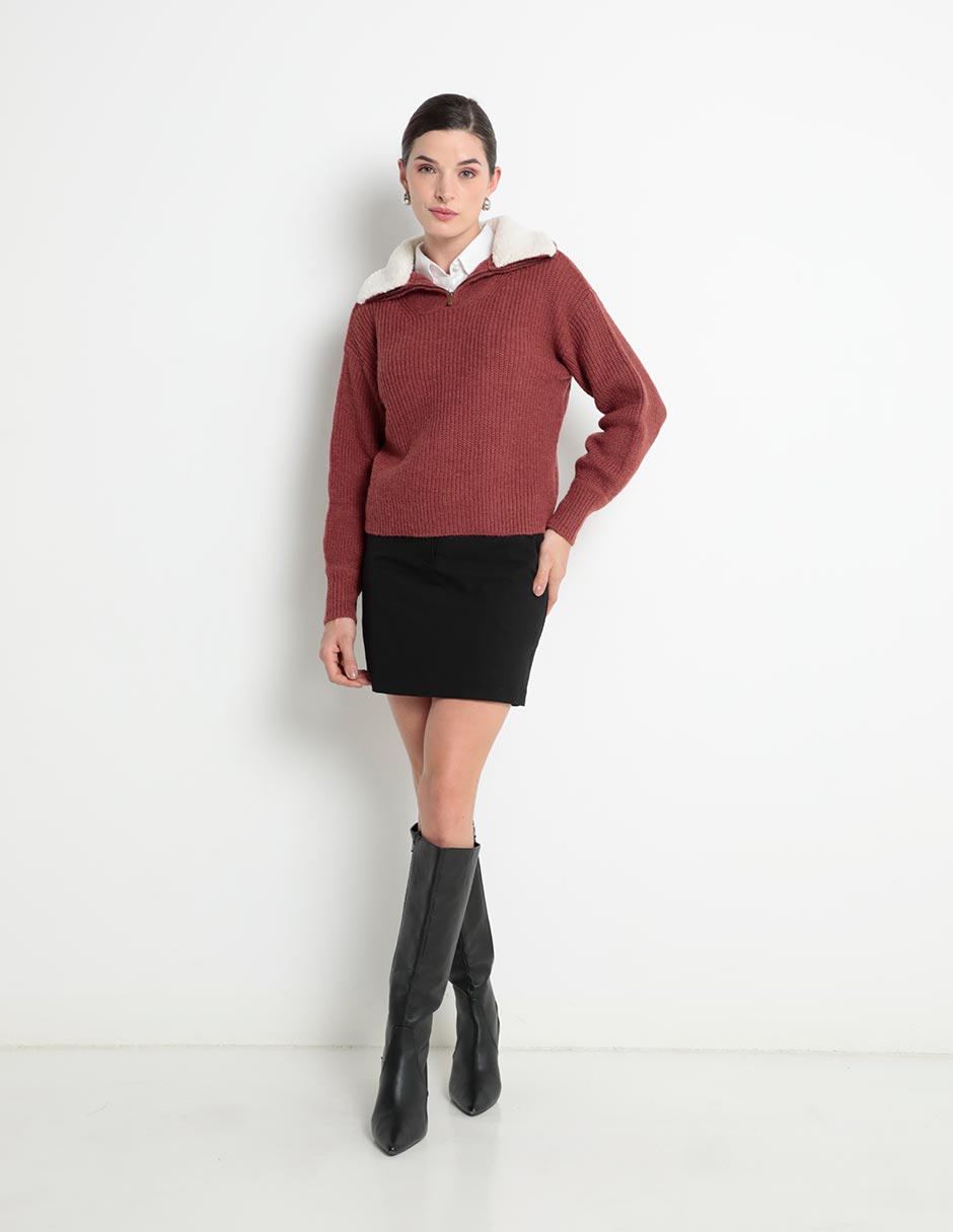 Falda mini a la cintura 3