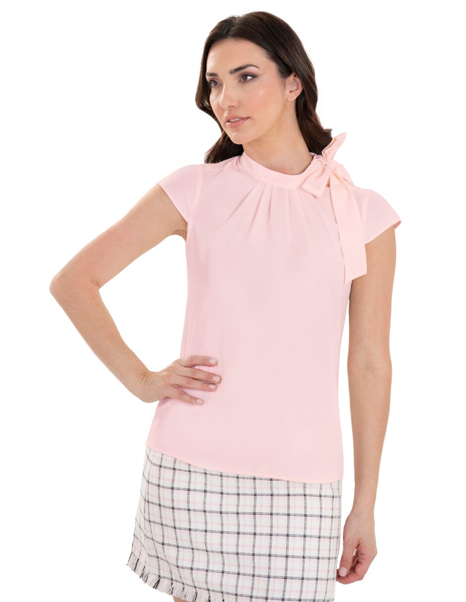Blusa manga corta para mujer 1