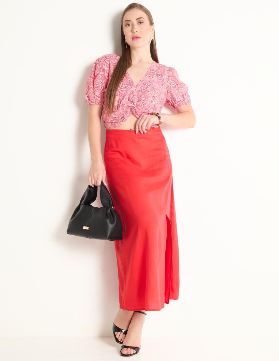 Blusa manga corta para mujer 3