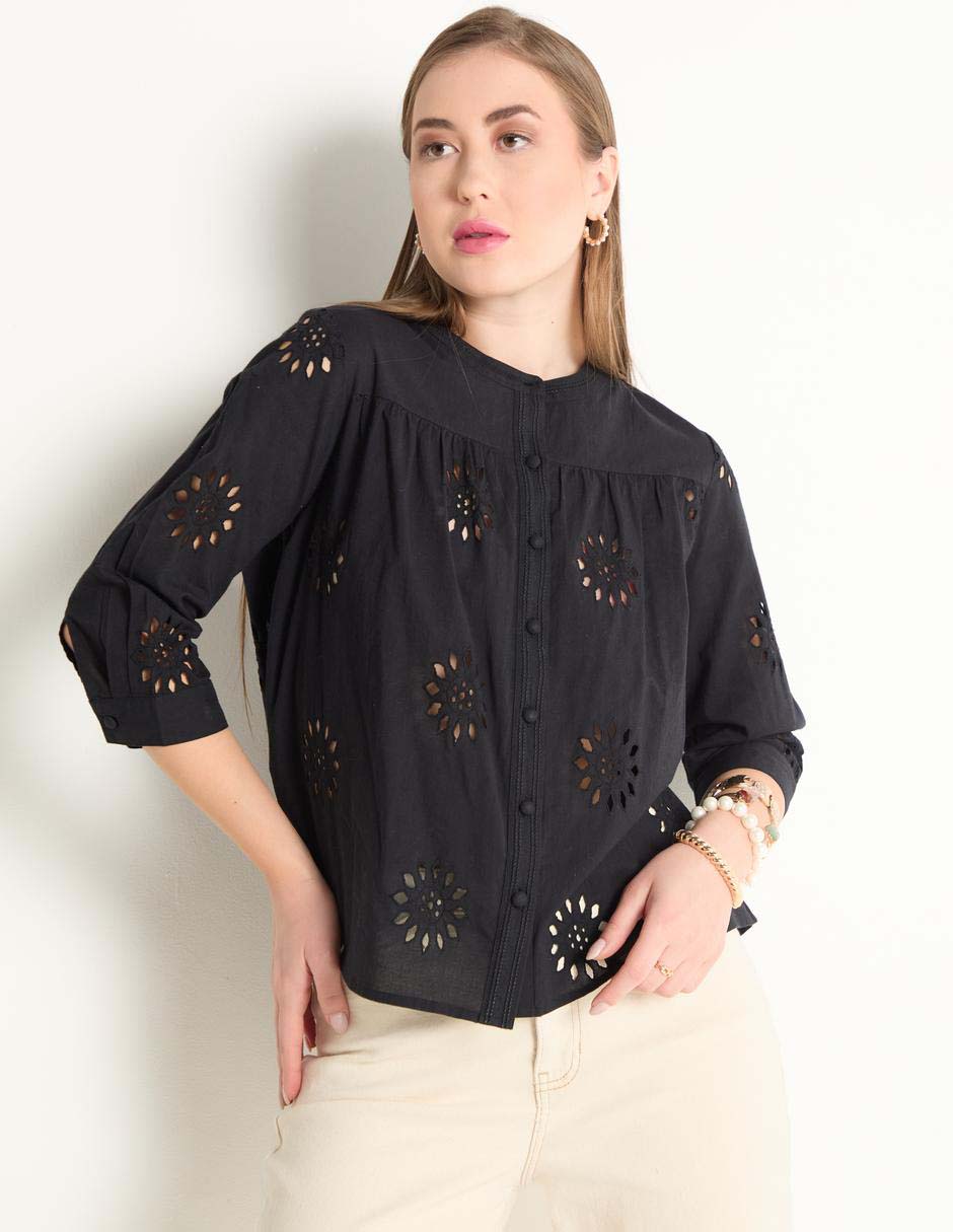 Blusa Petite Studio manga 3/4 para mujer Liverpool