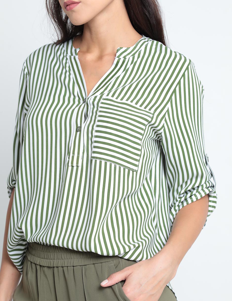 Blusa manga 3/4 para mujer 4