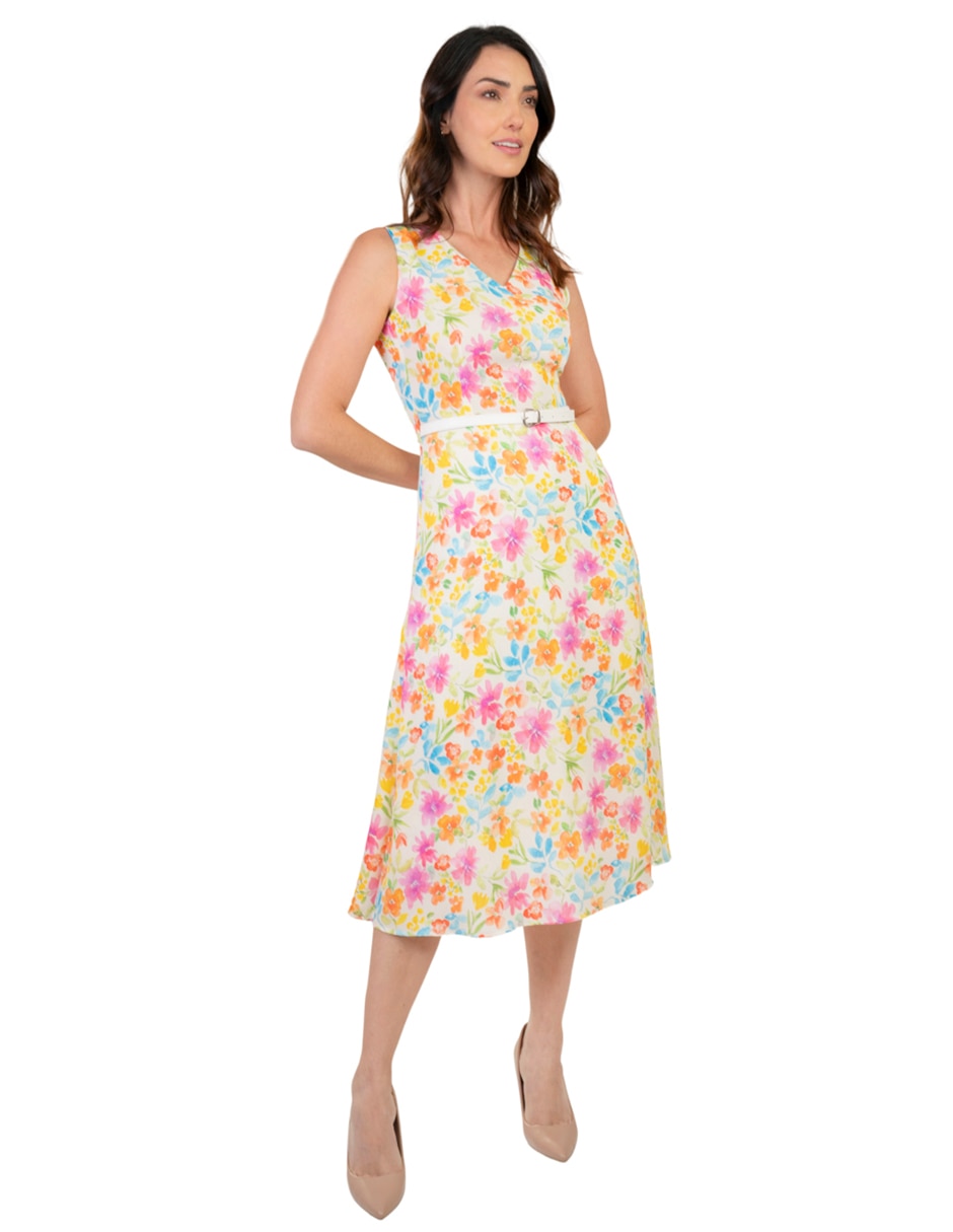 Vestido midi casual para mujer 2