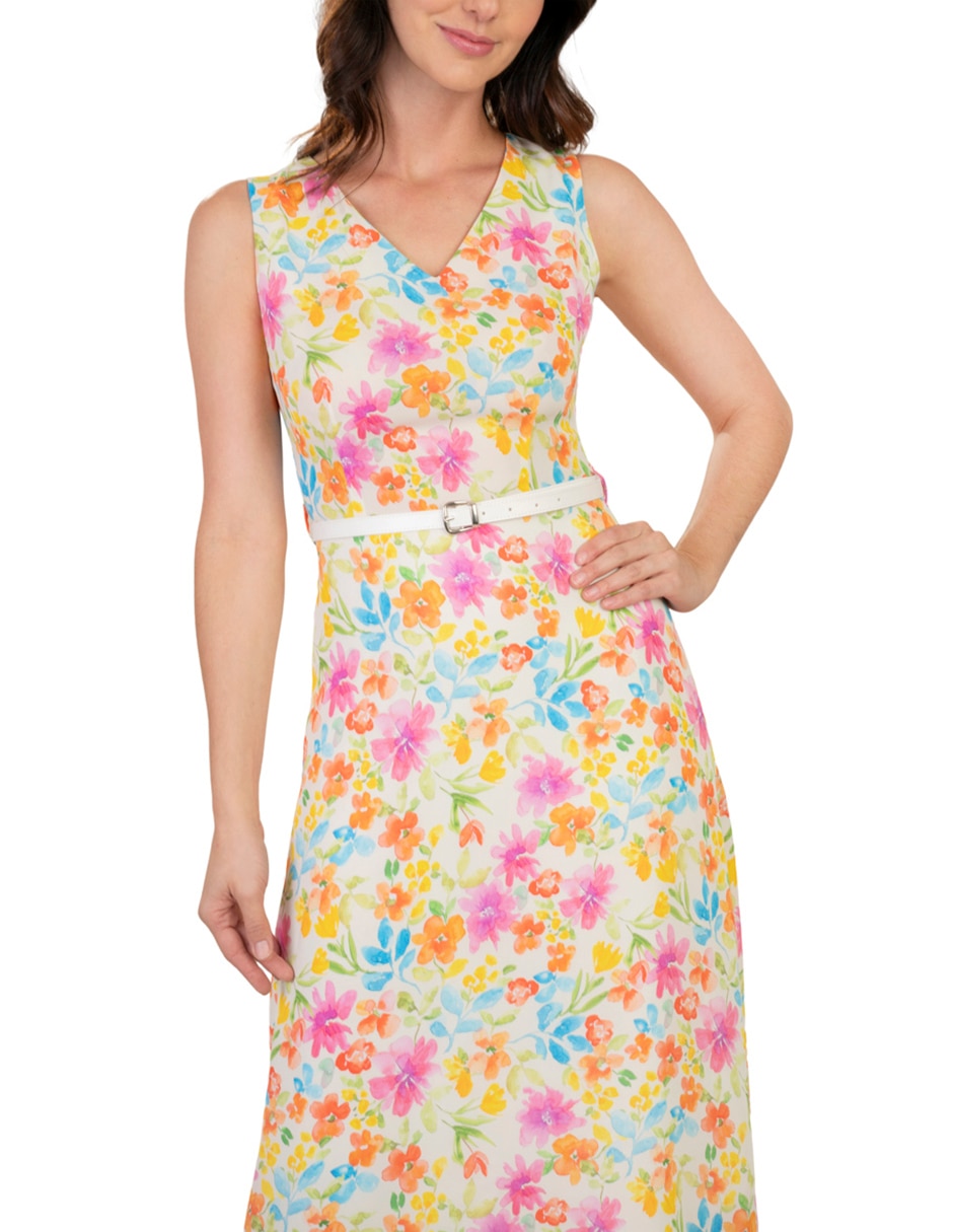 Vestido midi casual para mujer 4
