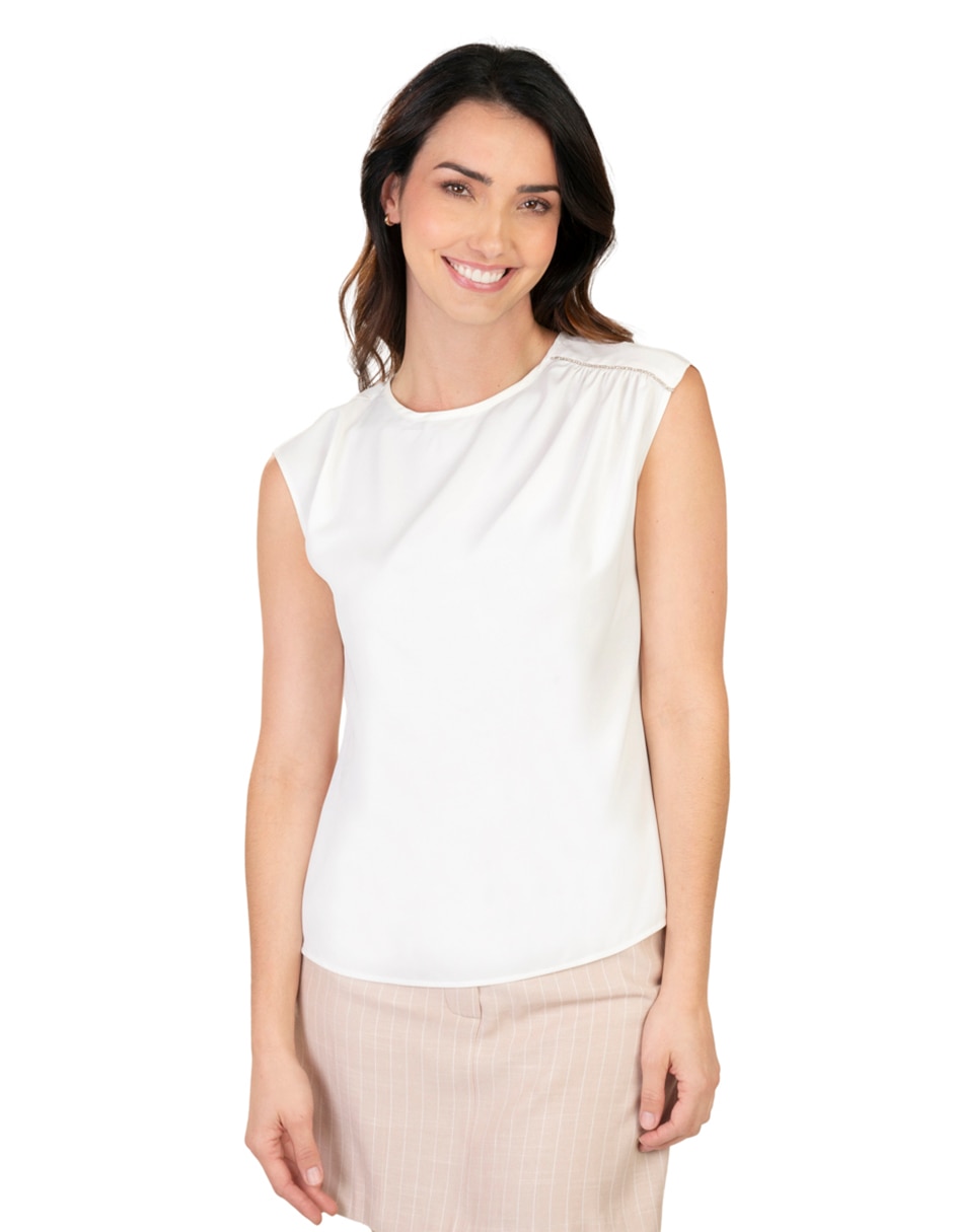 Blusa manga corta para mujer Blusa manga corta para mujer