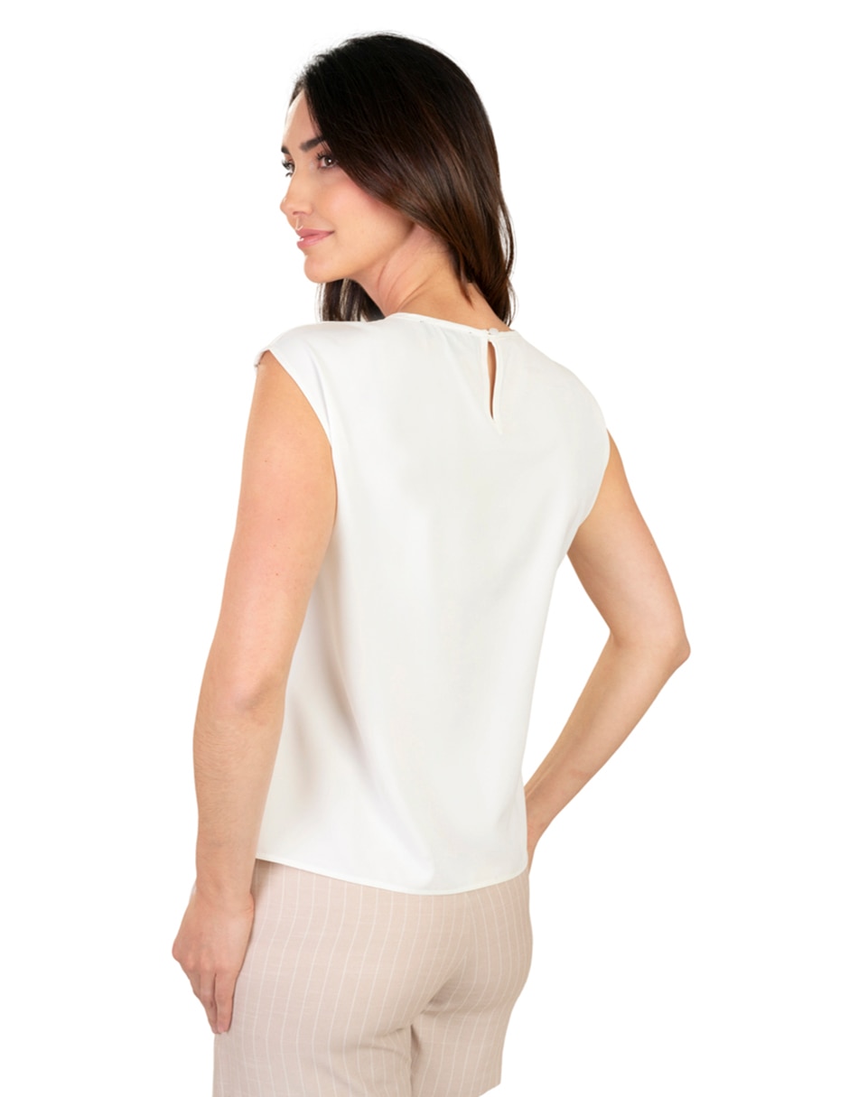Blusa manga corta para mujer 3