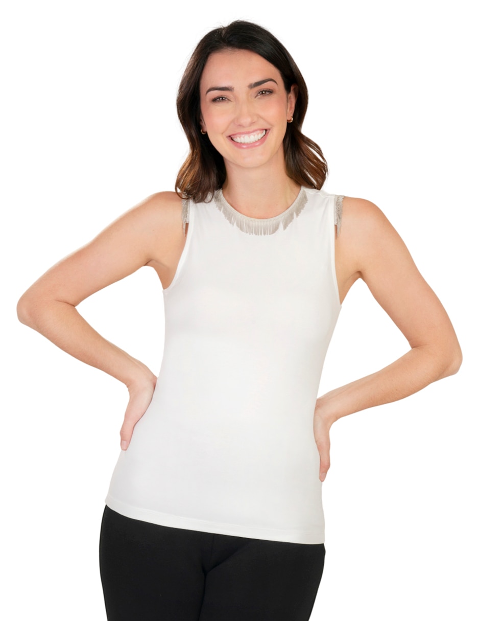 Playera cuello redondo para mujer Playera cuello redondo para mujer